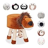 Praktisch: Tier-Bezug des Sitzhockers kann einfach abgenommen werden - Als schwarzer Hocker nutzbar