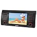 Produktbild Pumpkin Autoradio Moniceiver für BMW E39 E53 mit Navi Unterstützt Bluetooth USB CD DVD Android Auto SD Aux Rückfahrkamera Lenkradfernbedienung 1 Din 7 Zoll Bildschirm