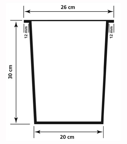 GARTENFREUDE Innovativer Blumenkübeleinsatz mit Bewässerungsset und Wasserstandsanzeige 26 x 26 x 30 cm, schwarz - 2