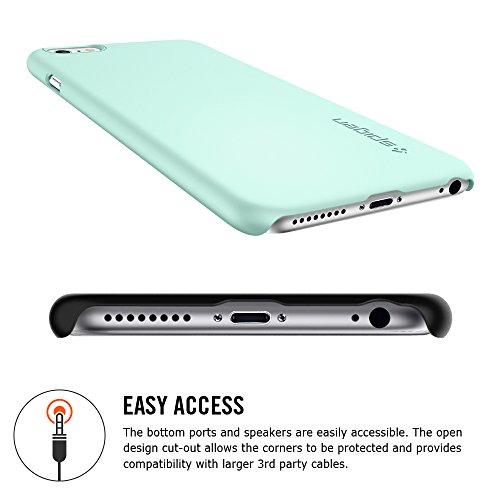 iPhone 6 Plus Case, SpigenÂ® [Non-Slip] [Perfect-Fit] iPhone 6 Plus (5.5) Case Slim **NEW** [Fit Series] [Thin Fit] [Smooth Black] Premium SF Coated Non Slip Surface with Excellent Grip Matte Hard Case - ECO-Friendly Packaging - Slim Case for iPhone 6 Plus (5.5) (2014) - Smooth Black (SGP11102)