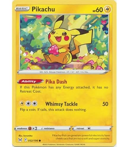 THE POKEMON COMPANY INTERNATIONAL Single Card PIKACHU 027/078 Pokemon GO :  Amazon.co.uk: Toys & Games