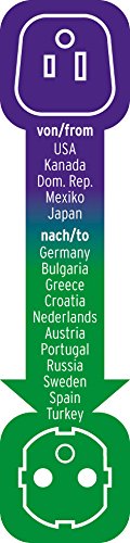 Brennenstuhl Reisestecker Adapter, Steckdosenadapter Reise (Für: Euro Steckdose und USA & Japan Stecker) Farbe: schwarz - 3