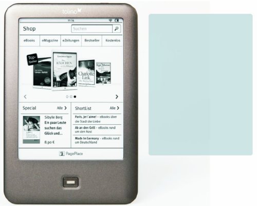 4 x Entspiegelnde Displayschutzfolie Bildschirmschutzfolie von 4ProTec für Weltbild Tolino Shine, Shine 2 HD - Nahezu blendfreie Antireflexfolie