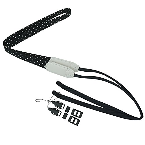 Cinghia della cinghia della spalla del collo della macchina fotografica di Goocor nell'arcobaleno per la macchina fotografica di Digitahi / Fujifilm Instax Camera Mini 9 / Mini 8 / Mini 8 / Mini 7s / Mini 25 / Mini 50s / Mini 90 (dentellare)