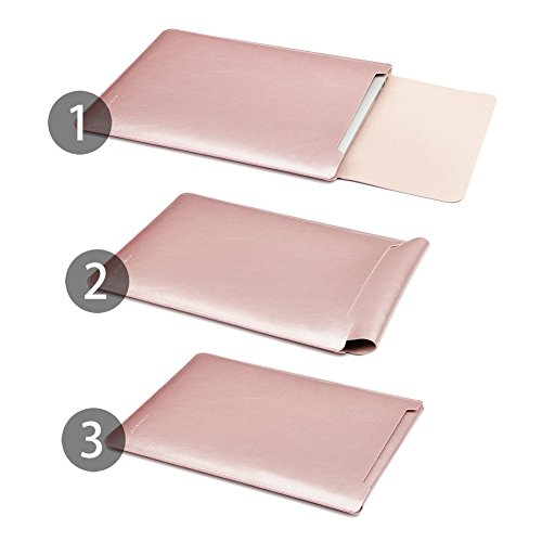 GENORTH   Wasserdicht Mikrofaser PU Leder Laptop H  lle f  r MacBook 12 Zoll  MacBook Schutzh  lle  H  lle  Case  Cover  tasche  MacBook 12 Zoll H  ll