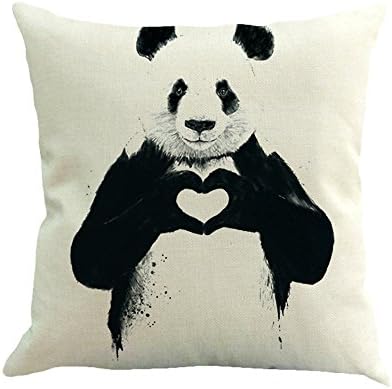RFVBNM Cushion Covers,Animals, Cotton Linen Home Decor Garden Outdoors Furniture Accessories Cushions Sofa Chair Car Bay Window Decoration Pillow Case (Cushion Covers Set of 2 pcs),G/45*45cm