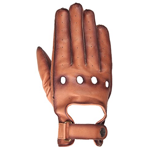 Overlap guante de moto Retro, Camel, talla XXL