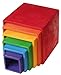 Grimm's Toys Large Rainbow Stacking Boxes