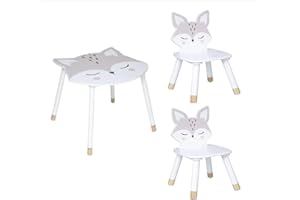 ATMOSPHERA CREATEUR D'INTERIEUR Atmosphera Set Table Douceur + 2 chaises Douceur Renard