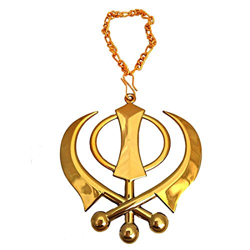 Golden Color Khanda For Car