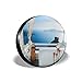 Produktbild Tire Cover Tire Cover Wheel Covers,Holiday Terrace With Sea At Sunset Architecture On Santorini Island Greece,for SUV Truck Camper Travel Trailer Accessories(14,15,16,17 Inch),Tire Cover size14inches