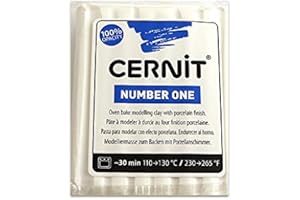 ‎SESCHA Sescha Cernit Modelliermasse Polymer Clay Opaque White