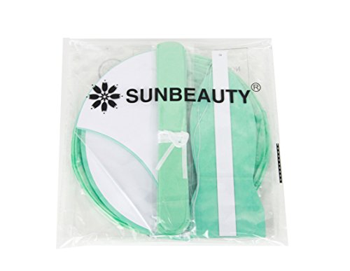 SUNBEAUTY Set Tissue Papier Pompom & Fan & Honeycomb Wabenball & Wassertropfen & Lampion Türkis Mint Serie Mixed Hochzeit Geburtstag Feier Party Dekoration - 2