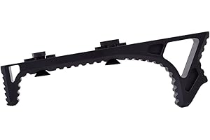 ZTAC Impugnatura Grip Fucile Softair M4 Link Curved per M-Lok Nera ME6077-B Metal