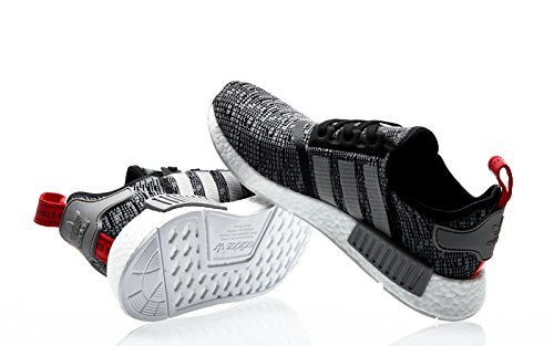 adidas NMD R1 Core Red Core Black White - 4