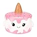 Produktbild Cartoon Tier Kuchen Dekompression Spielzeug PU Loveso Kawaii Unicorn Kuchen Squishy Langsam steigende Creme Duft Stressabbau Spielzeug (Rosa A)