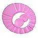 Chinatera Adjustable Baby Kids Shampoo Cap Bath Shower Cap Wash Hair Ear Shield (Pink)