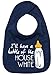 Dirty Fingers, I'll have a bottle of the House White, Boy Girl Feeding Bib, Navy