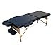 Produktbild SAILUN® tragbare Massageliege Profi Kosmetikliege, 4cm Feinzell-schaumstoff, Vollholzgestell, 2 Zonen, 186 * 70 cm, Schwarz
