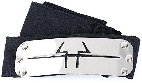 Preisvergleich Produktbild Inception Pro Infinite Stirnband - Stirnband - Kopf - Naruto - Akatsuki - Kakuzu - Ninja - Anime - Manga - Cosplay - Kreuz Kleid - Geschenkidee