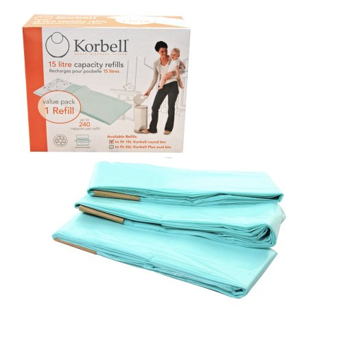 Korbell Nappy Bin Refills Standard Triple
