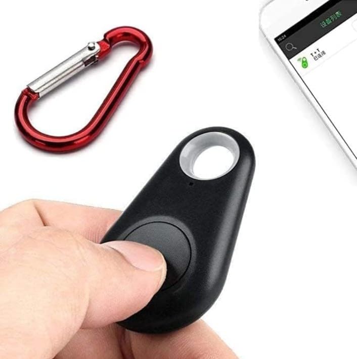 GPS-600 Tracking Device Smart Key Finder Locator GPS Tracking Device for Kids Boys Girls Pets Cat Dog Keychain Wallet Luggage Anti-Lost Tag Alarm Reminder Selfie Shutter & Key Holder Matel Hook Free