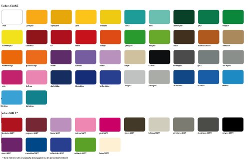Fliesenaufkleber – 20 x 20 cm – 100 Stk. – viele Farben zur Wahl – von Luminess – Made in Germany - 2