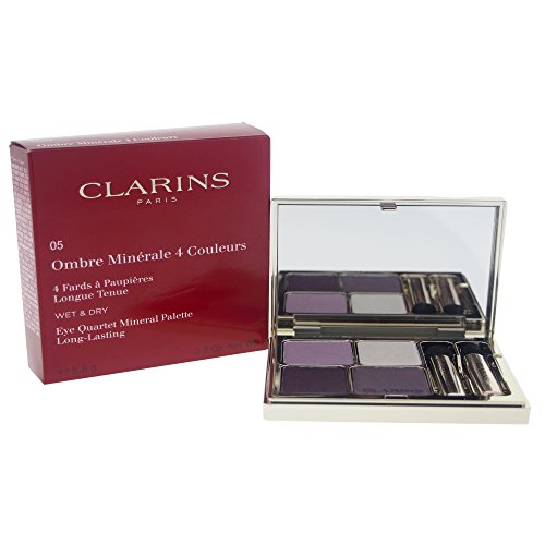 Clarins Ombre Minerale Wet and Dry Eye Quartet Mineral Palette Long Lasting - 05 Violet