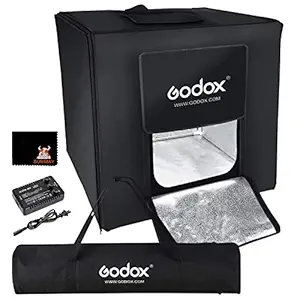 GODOX LSD80 LED Mini Photography Studio Tent 80 x 80 x 80cm Double LED Light Boards Studio Box for Photography Shooting(40W Power?10000~11000 Lumen?5800K?200K Color Temperature) (LSD80)