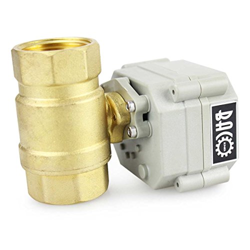 BACOENG AC110-230V 2 Wege 1″ Messing Motorkugelhahn Zonenventil CR202C 2 Drähte Elektrische Kugelventil NC - 5