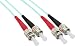 Produktbild InLine 81505O LWL Duplex Kabel (ST Stecker auf ST Stecker, OM3, 5m)