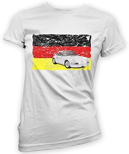 This Way Up German Nine Eleven Womans T-Shirt [White Large]