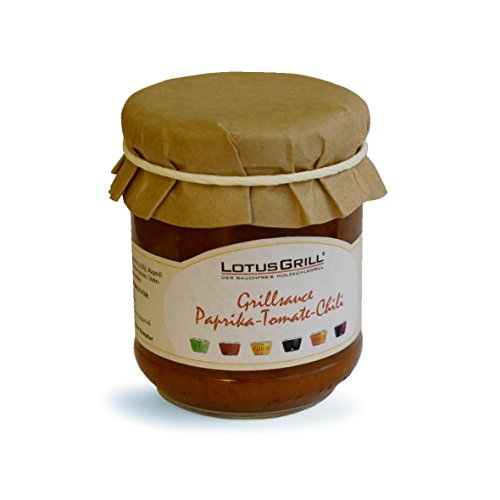 LotusGrill Starter-Set 1x LotusGrill Blau 1x Buchenholzkohle 1kg, 1x Brennpaste 200ml, 1x LotusGrill Grillzange blau, 1 x Grillsauce Spezial LotusGrill,1x Transport-Tragetasche – Der rauchfreie Holzkohlegrill / Tischgrill Ausschließlich neueste Technik! (Blau) - 6