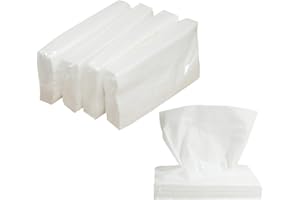 HugeDE 5 Packs Car Tissues Car Visor Napkins Car Travel Tissues Case Tissue Refills Napkin Holder Tissues Facial Tissue Packs