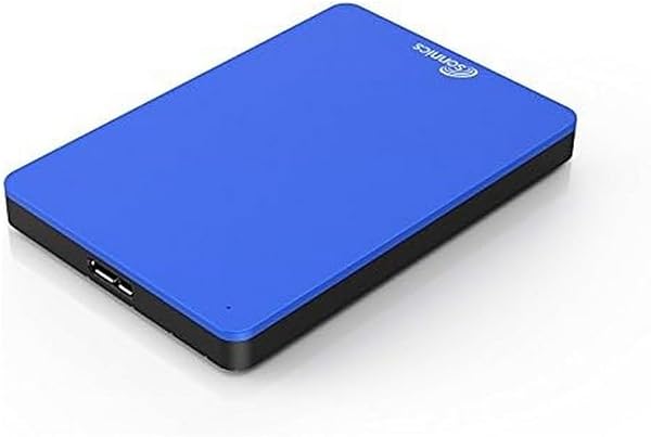 Sonnics 1TB Azul Disco Duro Externo portátil de Velocidad de Transferencia ultrarrápida USB 3.0 para PC Windows, Apple Mac, Smart TV, Xbox One y PS4 - 1
