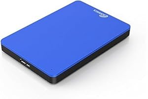 Sonnics 1TB Azul Disco Duro Externo portátil de Velocidad de Transferencia ultrarrápida USB 3.0 para PC Windows, Apple Mac, Smart TV, Xbox One y PS4