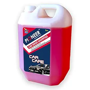PIONEER Car Wash Foaming Shampoo 5 Ltrs Premium quality With extra Thickness Formula PH Neutral