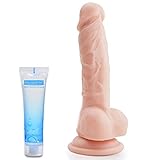 Realistischer Dildo für Frauen mit Starke Saugnapf,...