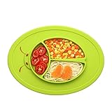 ✔【Einzigartiges Design】: BabyTeller mit käferform, die aufmerksamkeit Ihres babys zu erregen, damit Ihr baby eine gute mahlzeit bekommen kann. Mit einem Drei-Gitter-Design, Kombinieren Sie verschiedene Arten von Lebensmitteln, um mehr Spaß beim Essen zu bringen