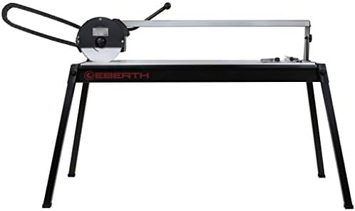 EBERTH 900 mm Electric Tile Cutter with Laser (Swivelling up to 45°, 25 mm Cutting Depth, Angular Guide, Diamond Cutting Blade)