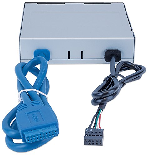 MANHATTAN Multi-Card Reader/Writer USB 3.0 3.5 Zoll Einbau 48-in-1 Unterstuetzt die meisten Kartenformate - 4