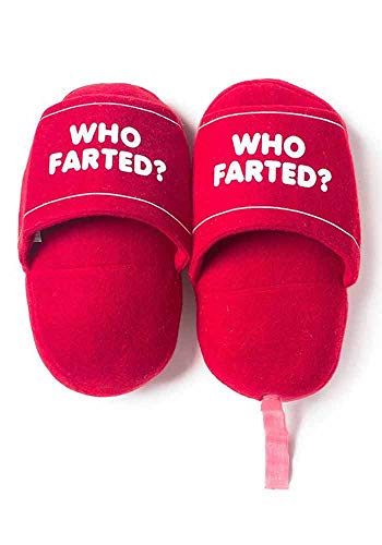 Preisvergleich Produktbild Mr.Giggelz Pupsende Hausschuhe - Who Farted