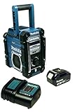 Makita DMR 112 Radio de chantier avec DAB + et Bluetooth + batterie 3 Ah et chargeur