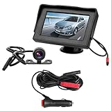 CHANGHUA Caméra de Recul sans Fil - Caméra de Voiture Numérique avec Bonne Vision Nocturne, Caméra Etanche IP68 avec 4.3'' LCD Moniteur