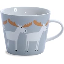 Scion Living - Keith Brymer Jones Collaboration Mug En Céramique Motif Léopard Lionel Gris 350 Ml