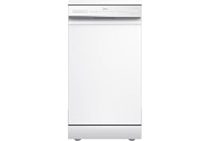 MIDEA 10 Place Setting Freestanding Slimline 45cm Dishwasher - White