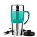 Produktbild Auto Wasserkocher Kochen 12 V / 24 V Zigarettenanzünder Heizung Cup Vakuum Isolierte Edelstahl 390ML 50 Watt Reise Cup, 24V