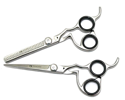 beautytrack Profi Friseur Schere Set Barber Haare schneiden Effilierschere 12,7 cm exklusiven Online – - 2