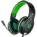 Produktbild Gaming Headset für PS4 Xbox One Nintendo Switch Smartphones (Grün)