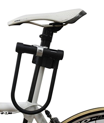 Meetlocks U-Bügel-Fahrradschloss für Fahrrad 160 x 245mm, mit praktischem Halter & drei robuste Schlüssel aus Messing ,“Schlüsselerneuerung“ nach dem Code - 4